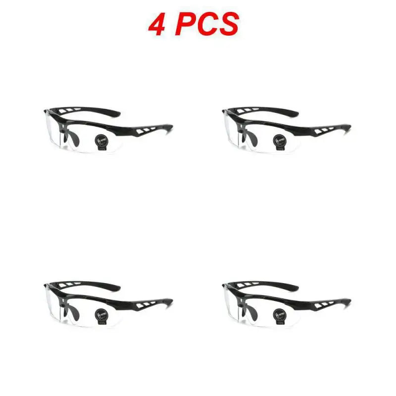1/2/4PCS Outdoor Men Cycling Sunglasses Road Mountain Riding