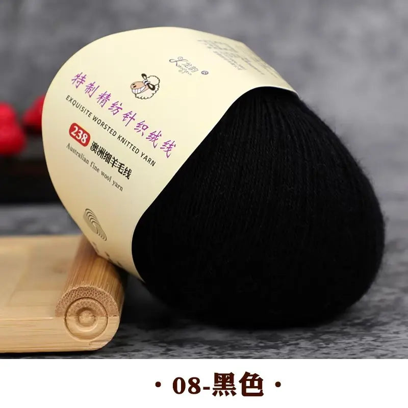 50g 100% Merino Wool Yarn Thin Yarn Soft