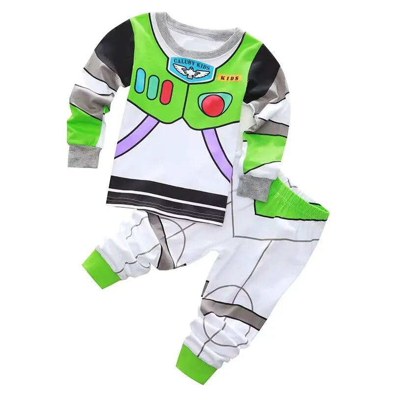 Children Clothes Animation Cartoon Buzz Lightyear Pajamas Suit
