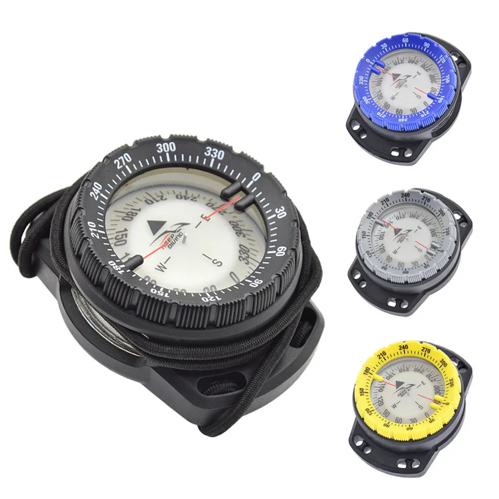 Multifunction Diving Compass Camping Climbing Hiking Mini Carabiner