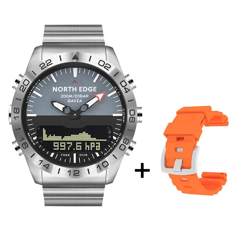 NORTH EDGE Men's Smart Business Leisure Waterproof Watch