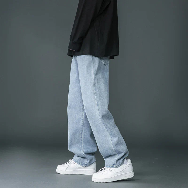 2023 New Brand Spring Men Korean Fashion Blue