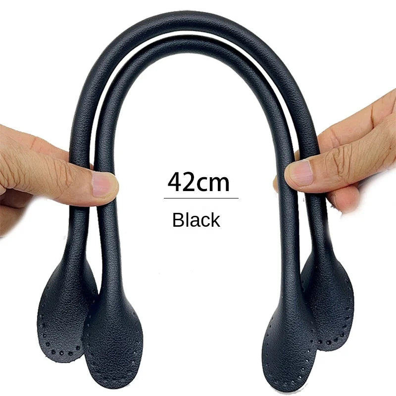 2 Pcs Detachable PU Leather bag Handle Lady