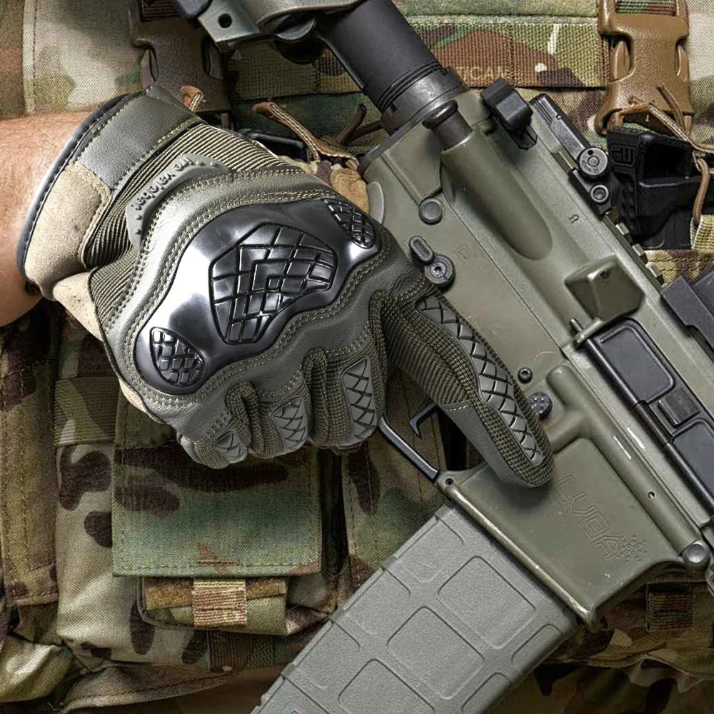 Tactical Touch Screen Full Finger Gloves Army Military