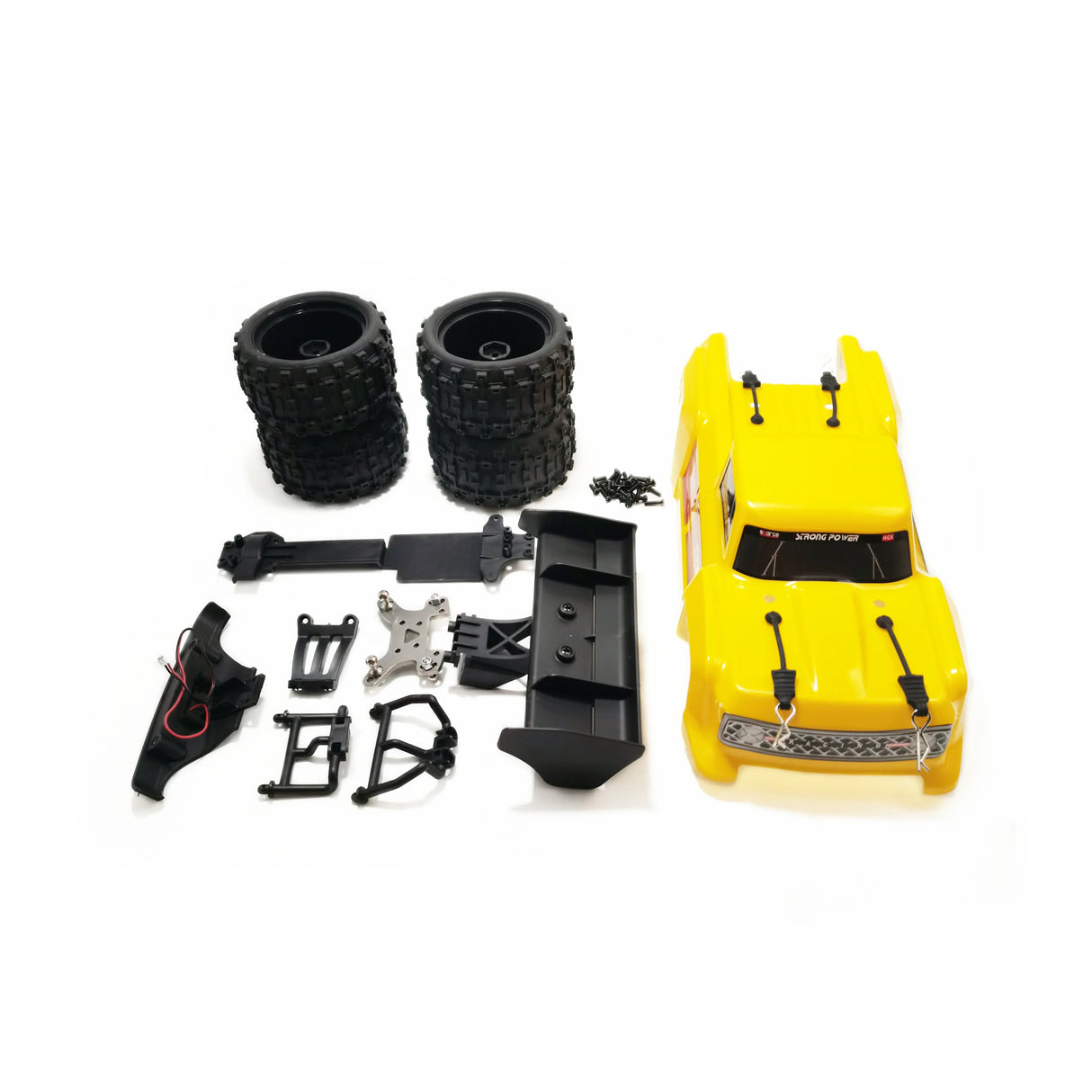 wltosy rc car fat body truck body tail