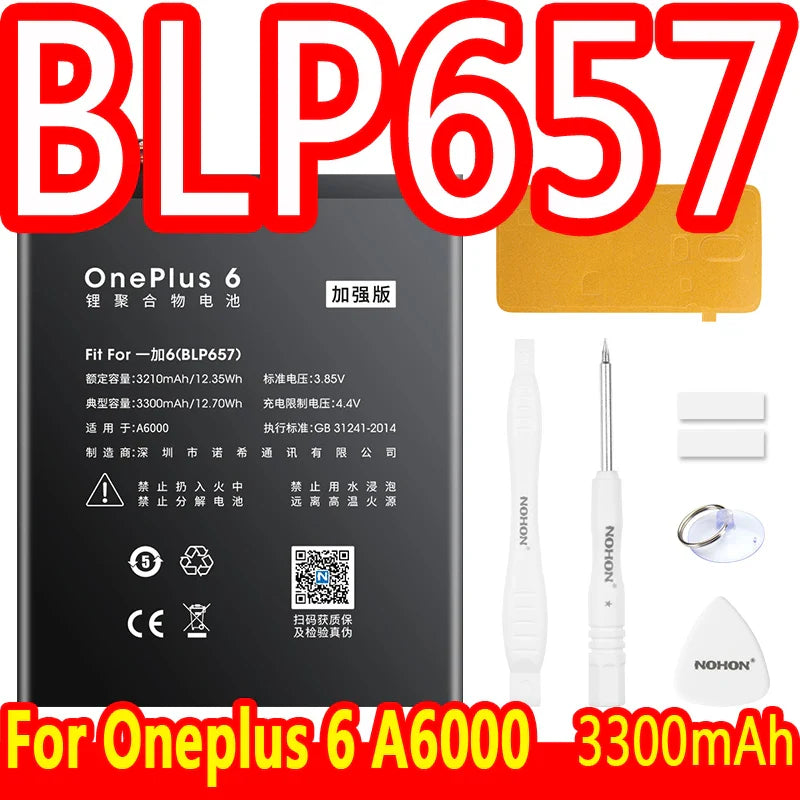 NOHON Battery For Oneplus 7 Pro 8 6