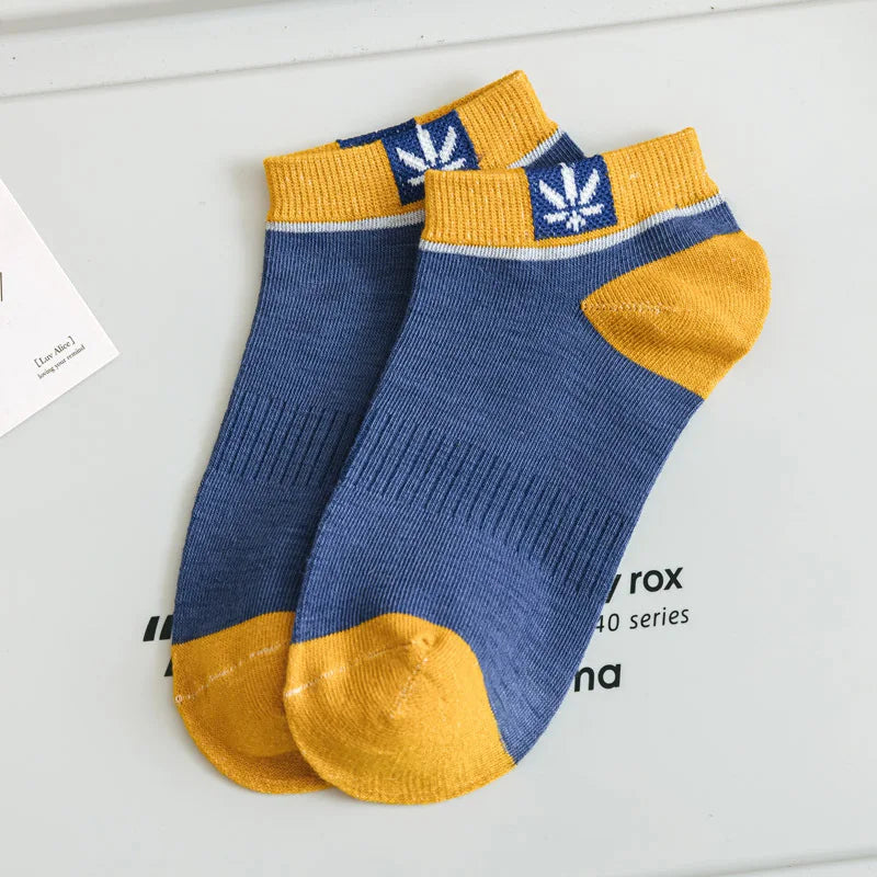 10Pairs Men's Spring Summer Sports Thin Socks Breathable