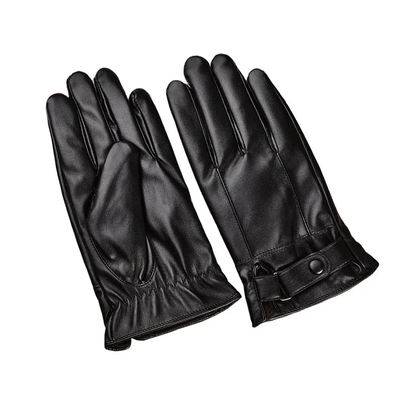 Men's Gloves Black Winter Mittens Keep Warm Touch