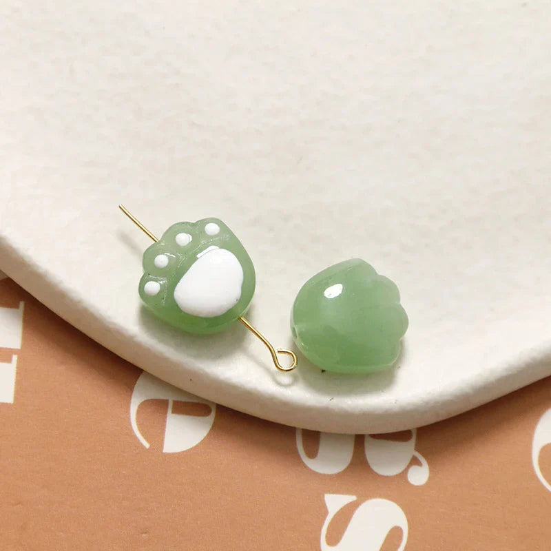 10pcs Cartoon Jelly Color Drop Oil Cat Claw