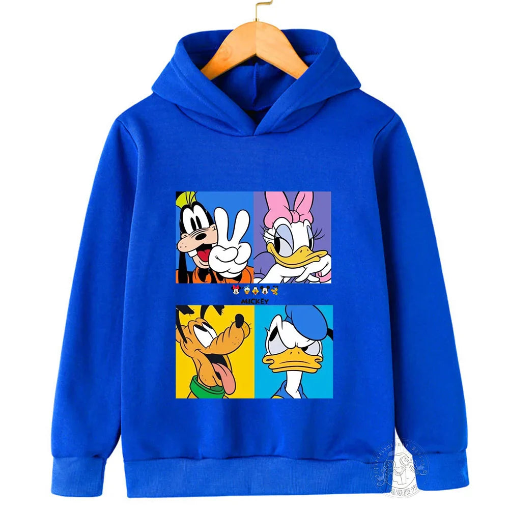 Sweatshirts Manga Anime Mickey Minnie Mouse Hoodie Kid