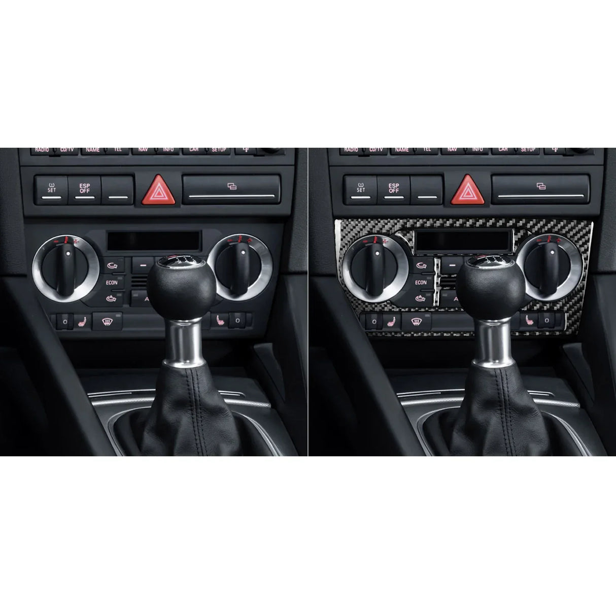 For Audi A3 S3 8P 2006 2007 Carbon