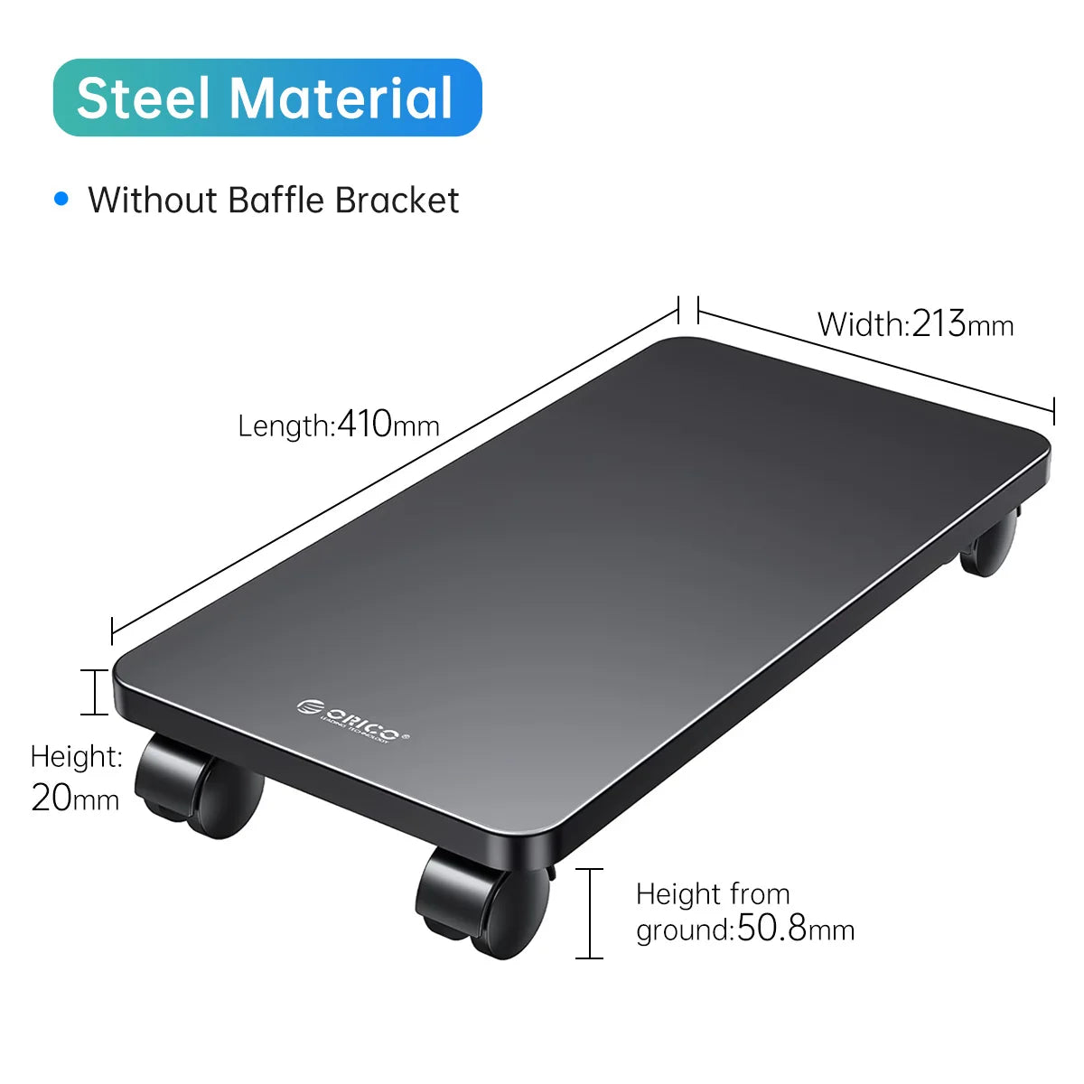 ORICO Mobile Adjustable Computer Tower Holder Computer CPU