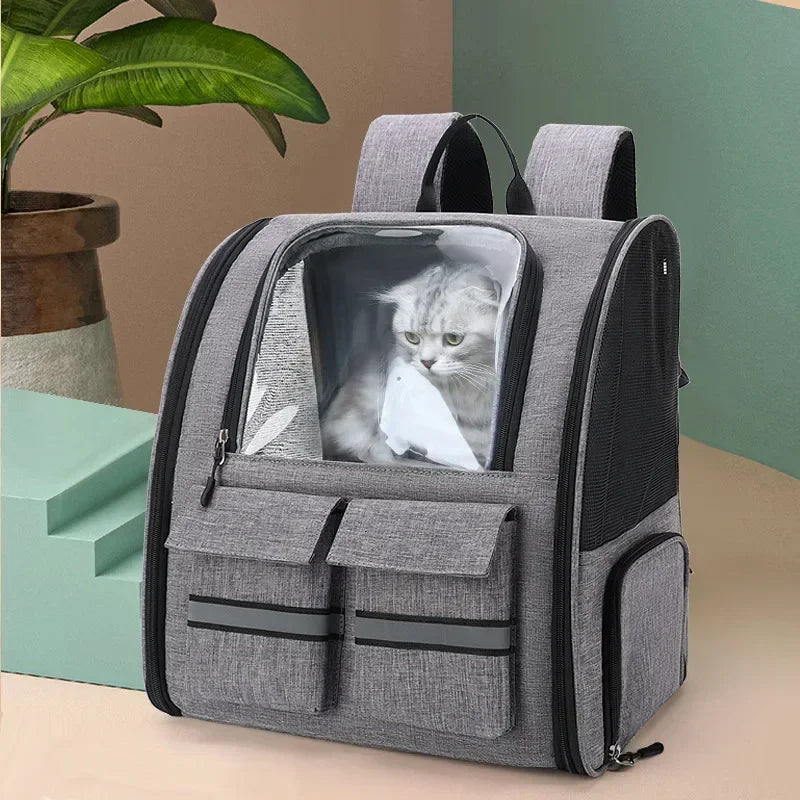 TransportCat Trolley Case Backpack Kennel Pet Carrier Rolling