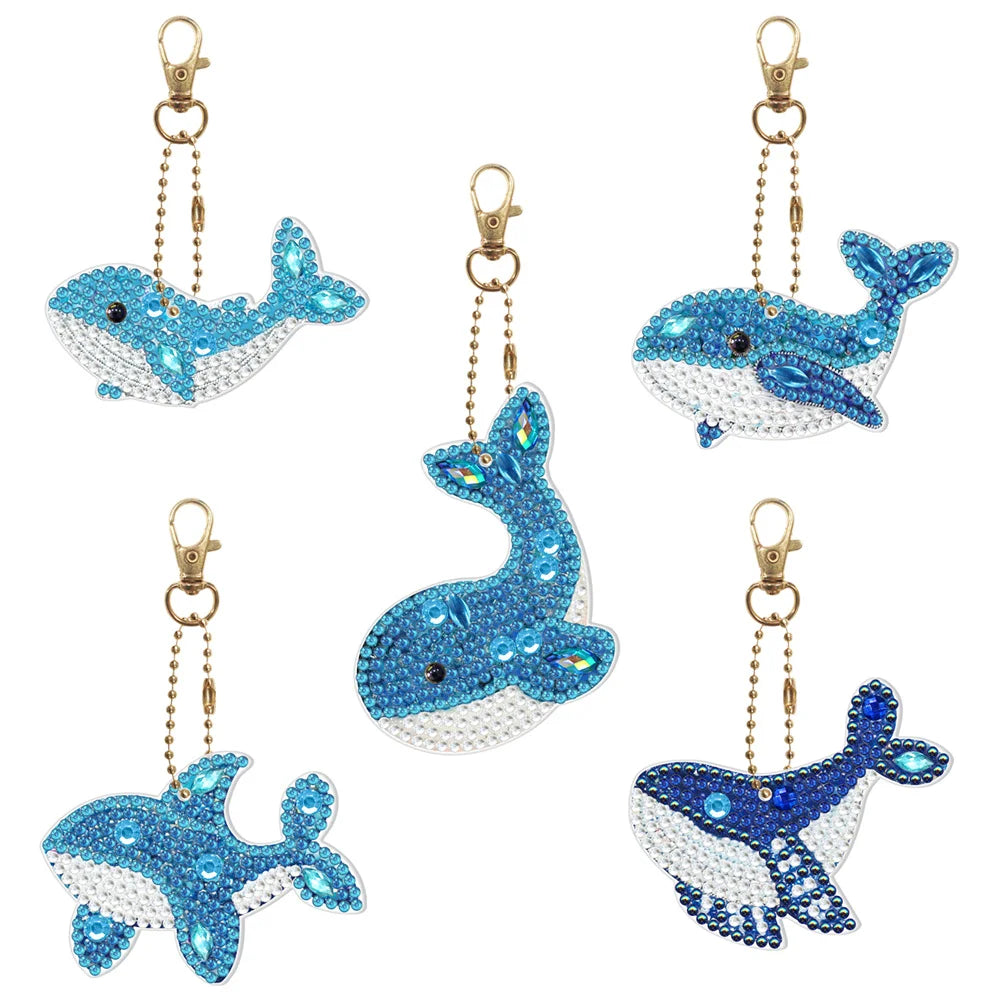 Disney animal key DIY Diamond Painting Keychain Embroidery