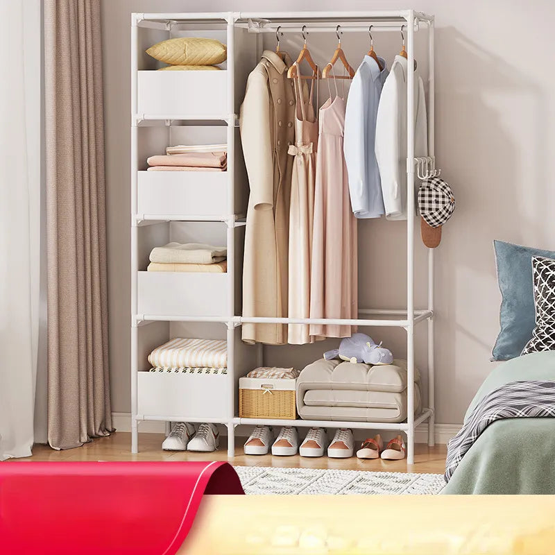 Simple Combination of Non-woven Wardrobe, Foldable Storage, Reinforcement