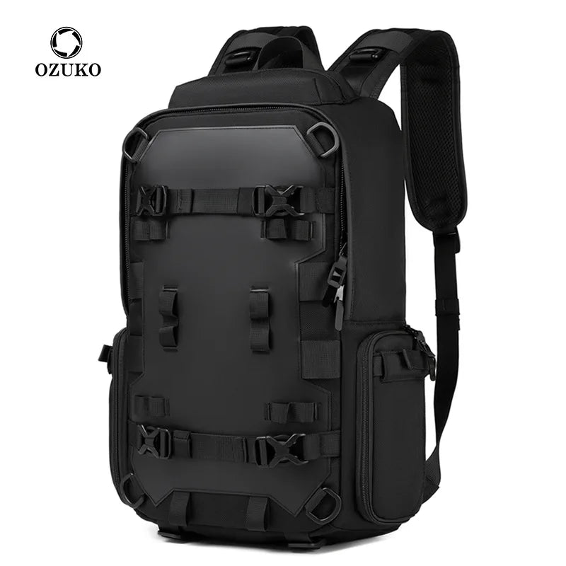 Ozuko New Men's Helmet Skateboard Outdoor Sports Backpack