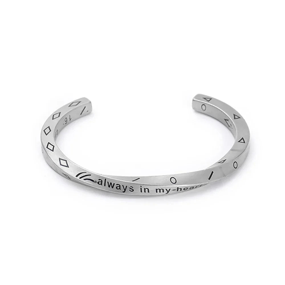 New Vintage Nordic Viking Twist Cuff Bangles For
