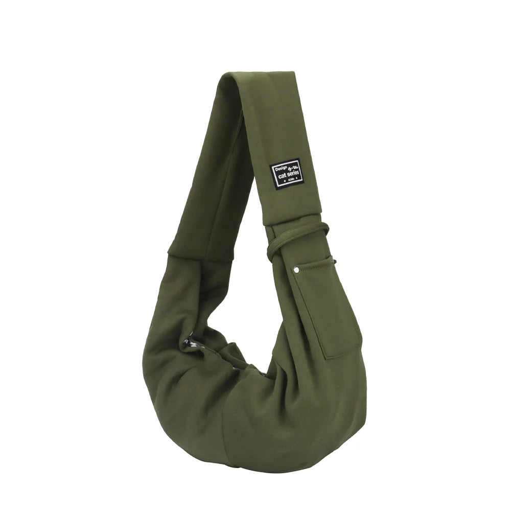 Portable Pet Shoulder Bag Phone Pocket Outdoor Carrier