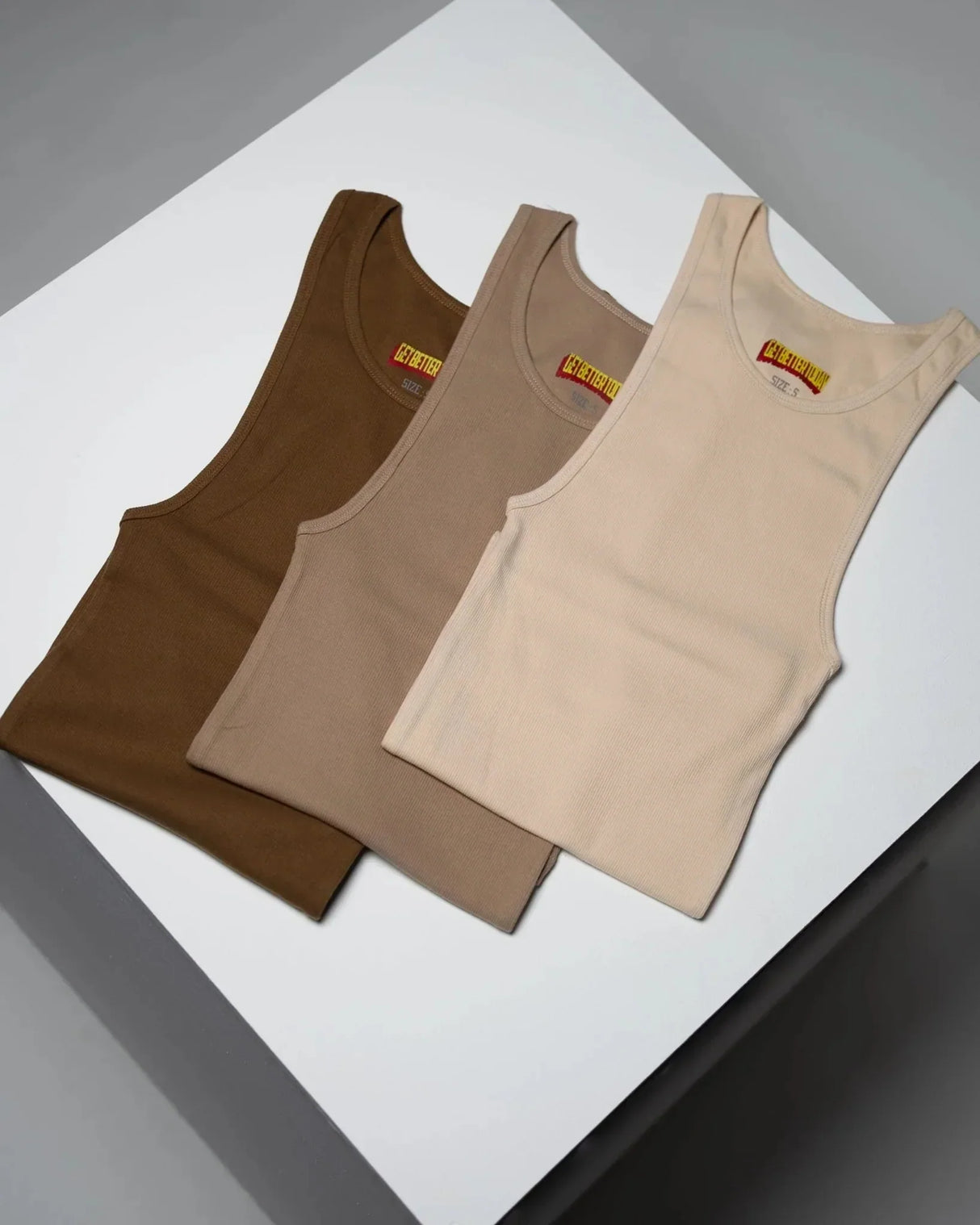 Get Better Today Tank Tops Pack 3pcsSet Mens