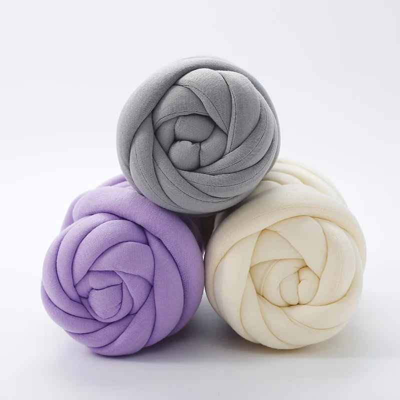 500g/1kg Thick Chunky Yarn Cored Cotton Wool Tube