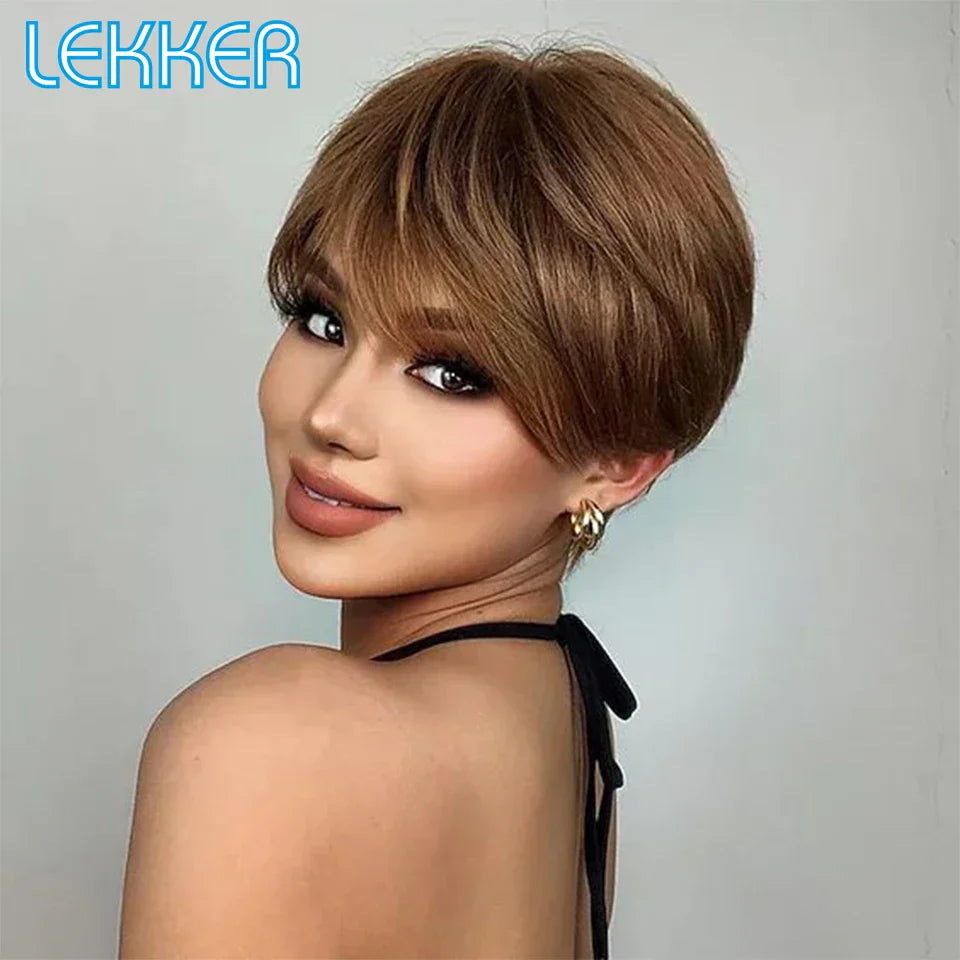 Lekker Wear and Go Golden Blonde Straight Short