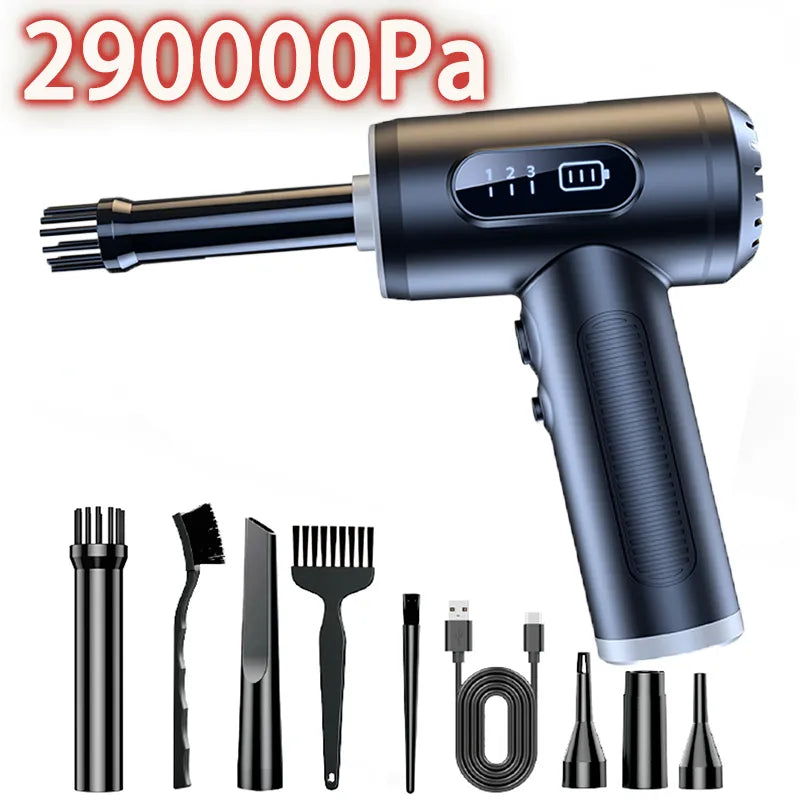 290000Pa Car Vacuum Cleaner Strong Suction Wireless Vacuum