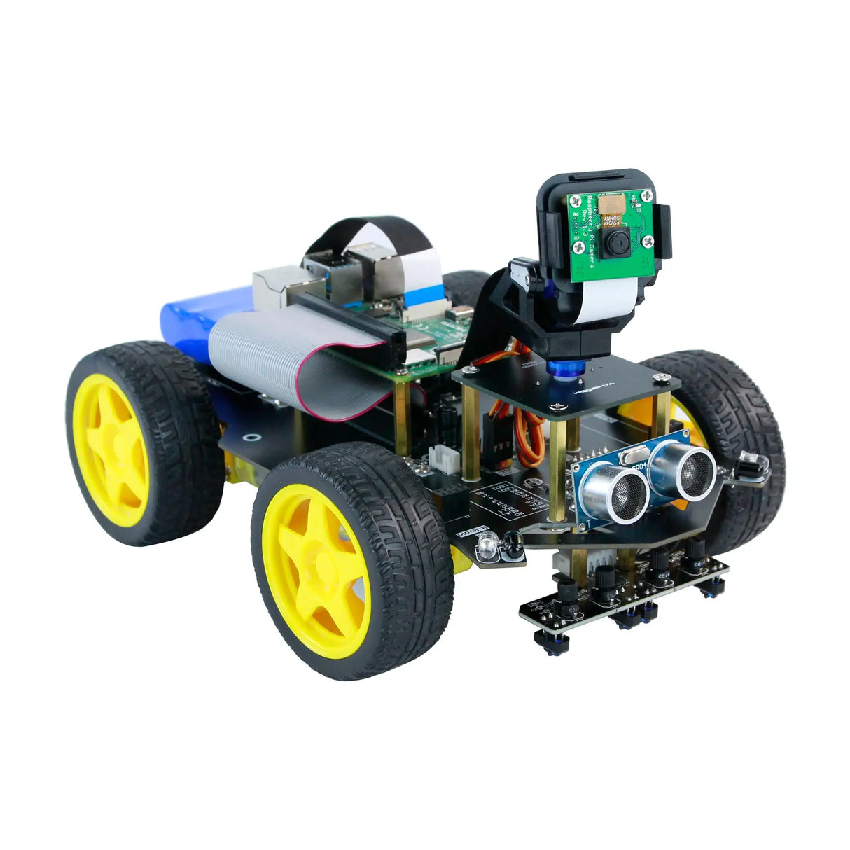Raspberry Pi 4B Smart AI Vision 4WD Robot