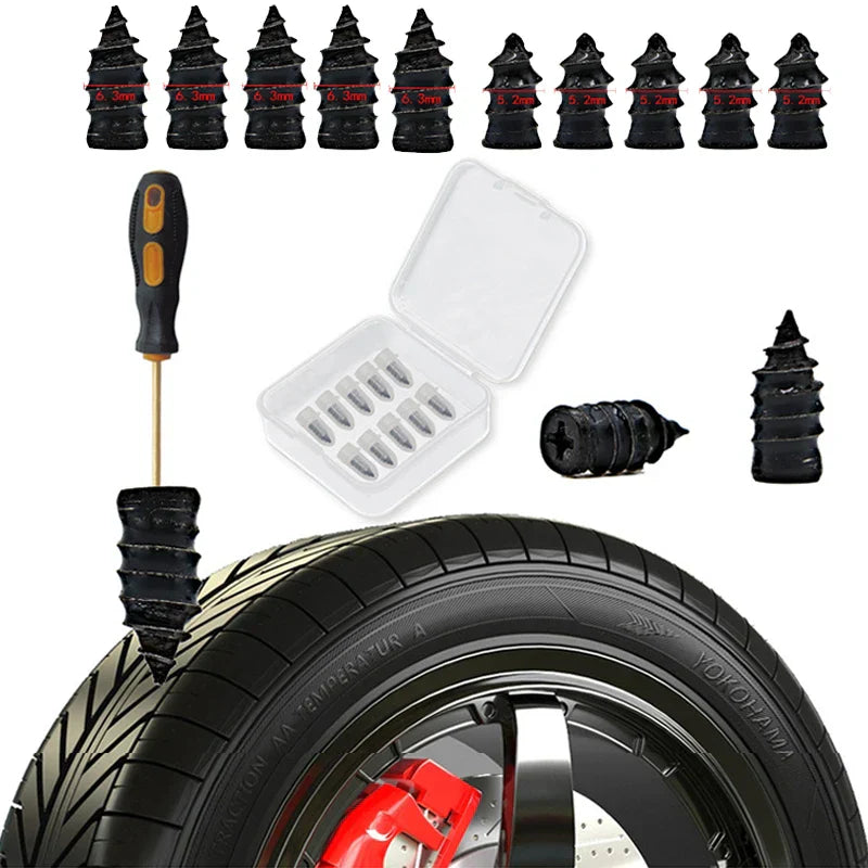 Vacuum Tyre Tire Repair Tools Kit Puncture For