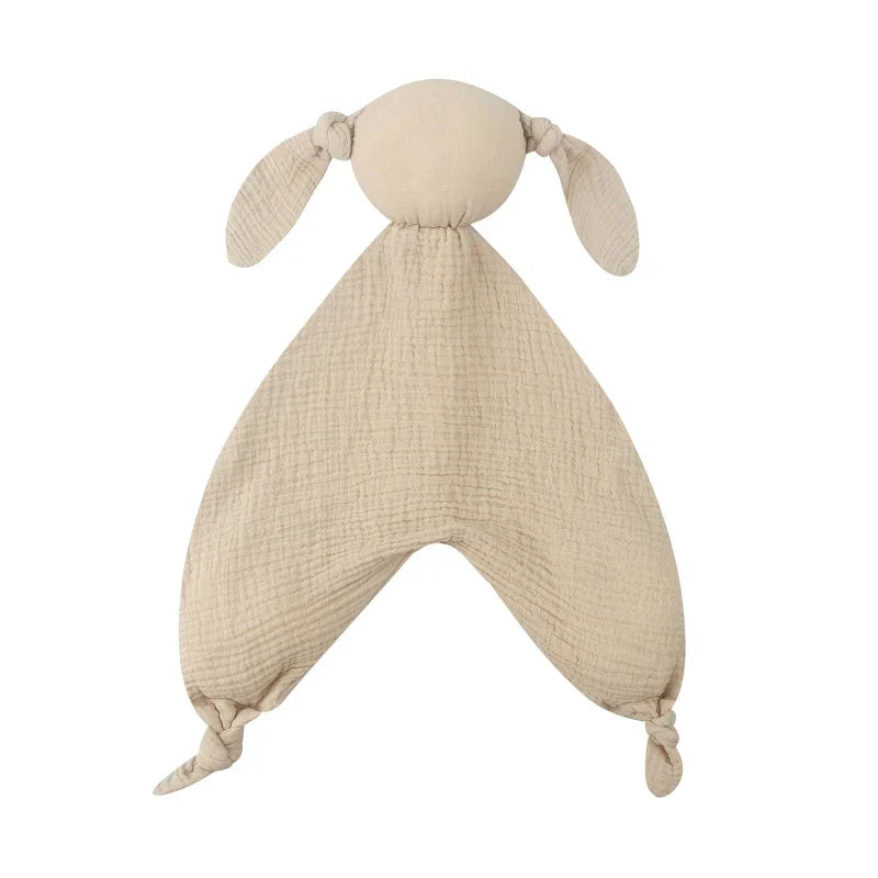 Pure Cotton Muslin Baby Bib Cute Goose Sleeping