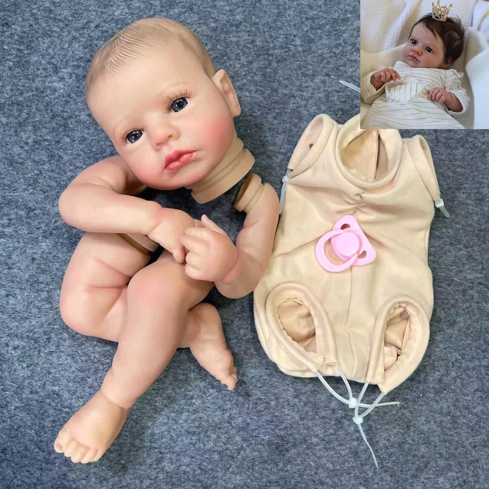 20Inch Already Painted Reborn Baby Kit LouLou Awake