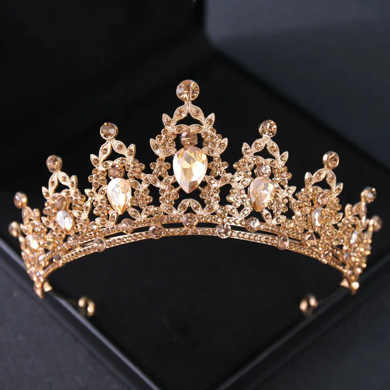 Wedding Hair Tiara Crystal Bridal Tiara Crown Silver