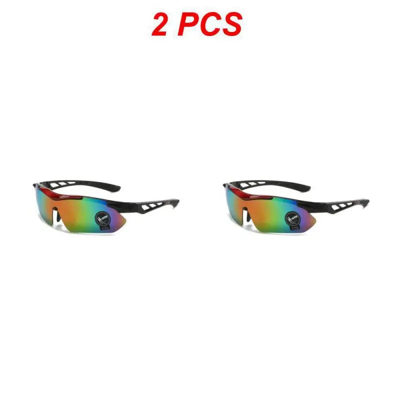 1/2/4PCS Outdoor Men Cycling Sunglasses Road Mountain Riding