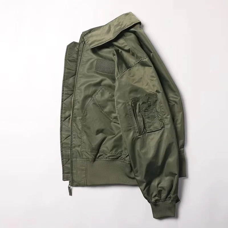 Men Flight Jacket Autumn Quality American Military Uniform