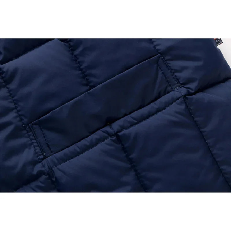 White Duck Down Vest Men Lightweight Autumn Winter