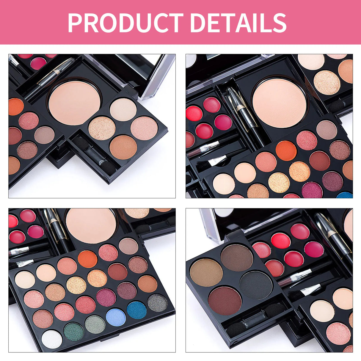 All InMakeup Kit Multi-colors Make Up Tool Combination