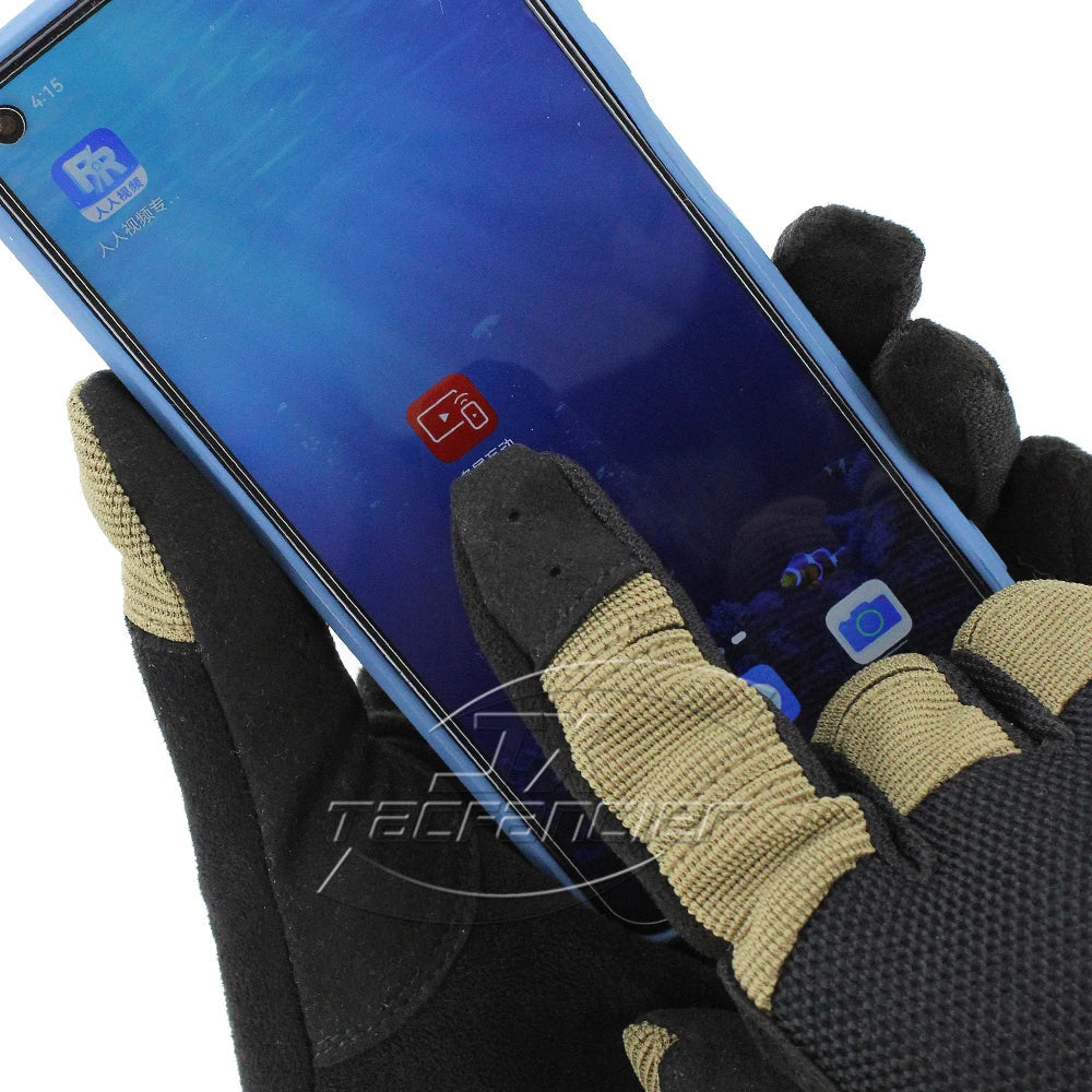 Tactical Alpha Gloves Full Finger Protection Conductive Thumb