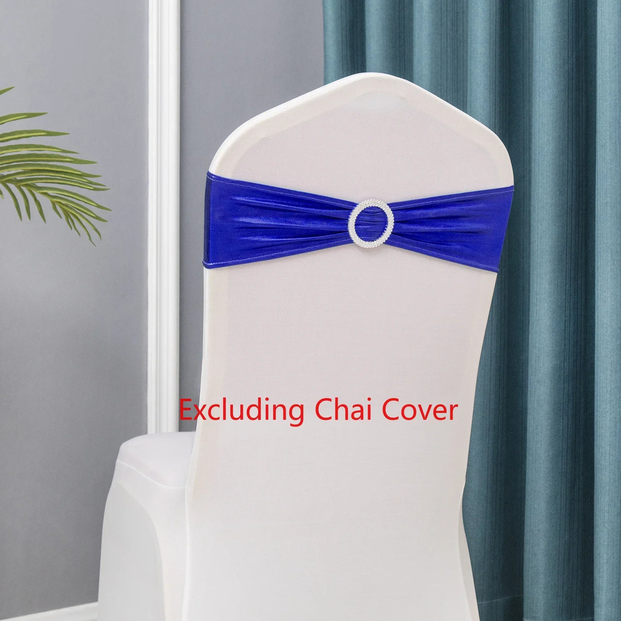 50pcs/Lot Metallic Gold silver Chair Sashes Wedding Chair