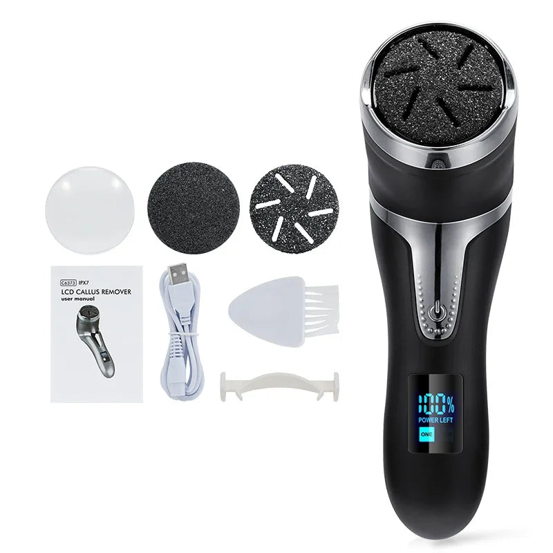 Rechargeable Electric Foot File Electric Pedicure Sander IPX7