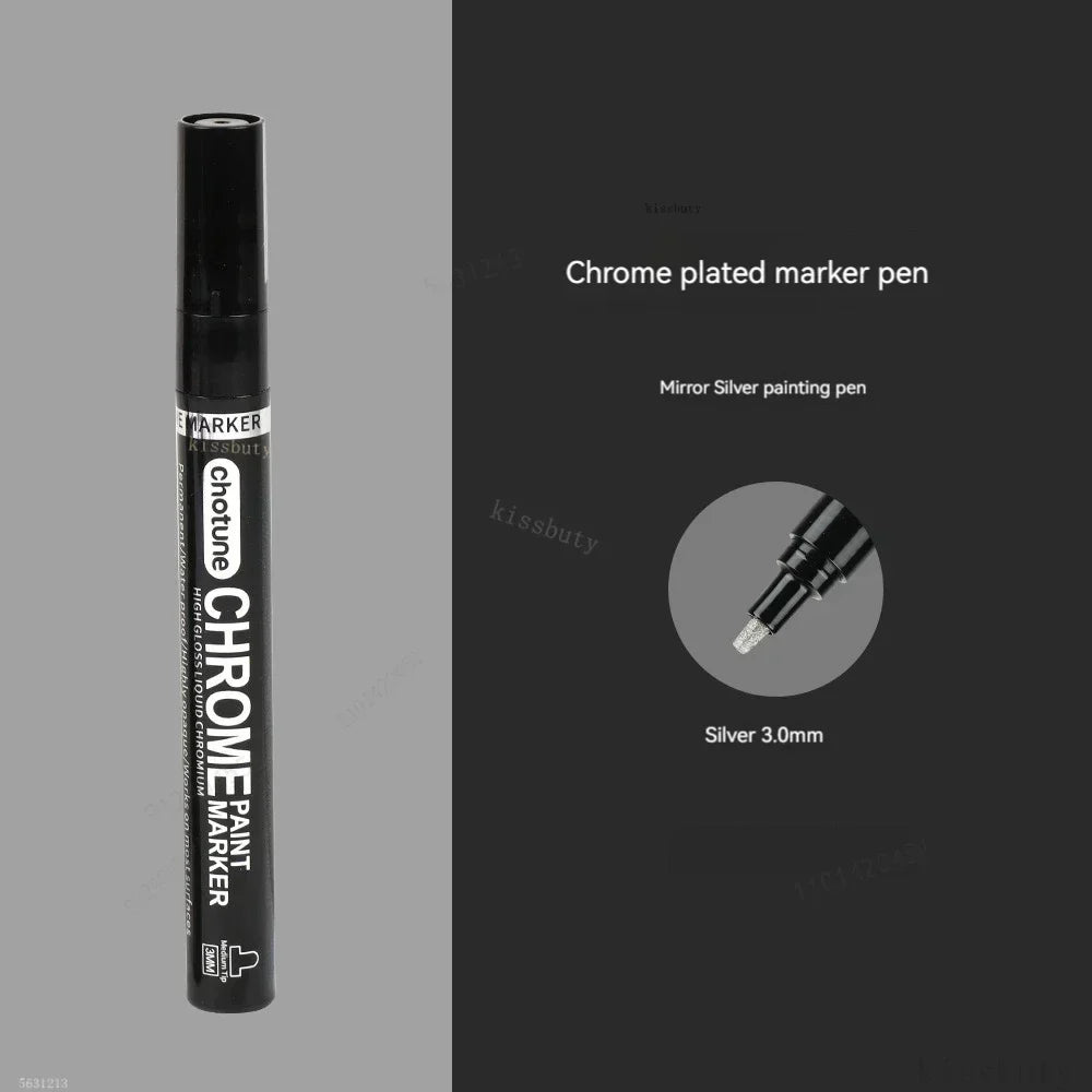 1/3pcs Mirror Marker Pen DIY Reflective Paint Pens