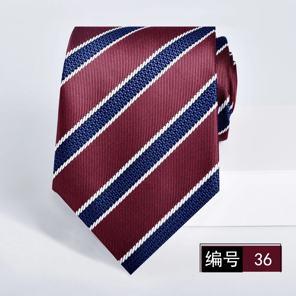 ties for men 2024 Luxury Wine Red Groom