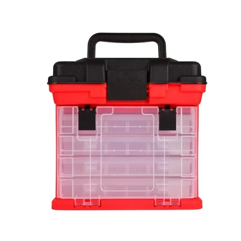 27x17x26cm 4-layer Multifunctional Fishing Gear and Bait Storage