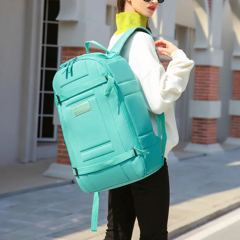 Women Leisure Travel Backpack Men's Oxford Waterproof Business
