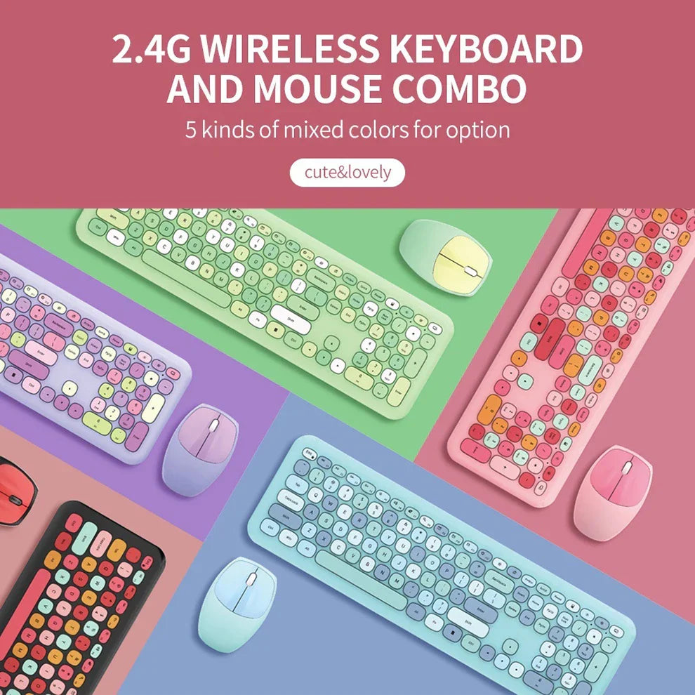 Mofii Wireless Keyboard and Mouse Combo Slim Compact