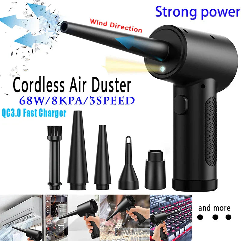 Wireless Air Blower Computer Cleaner Dust Device Electric