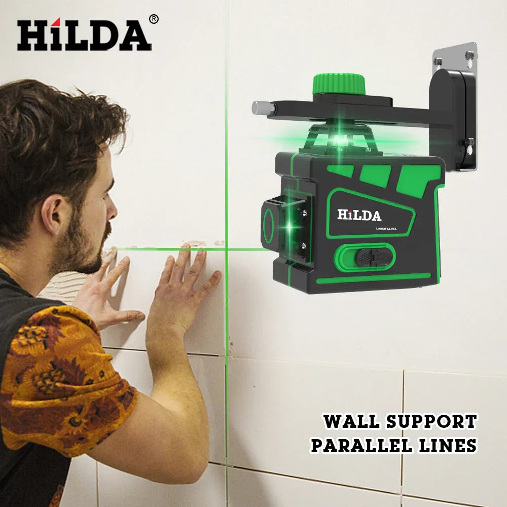 Laser Level 12 Lines 3D Self-Leveling 360 Horizontal