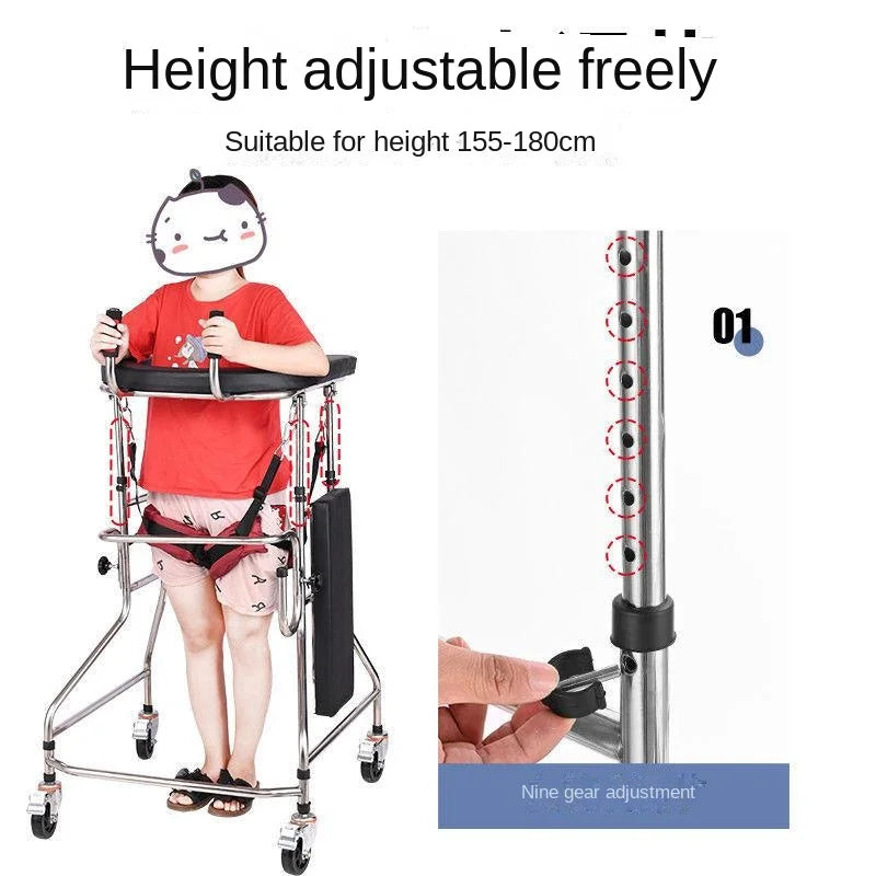 Elderly Trolley Walker with Four-Wheel Mobility Aids Elderly