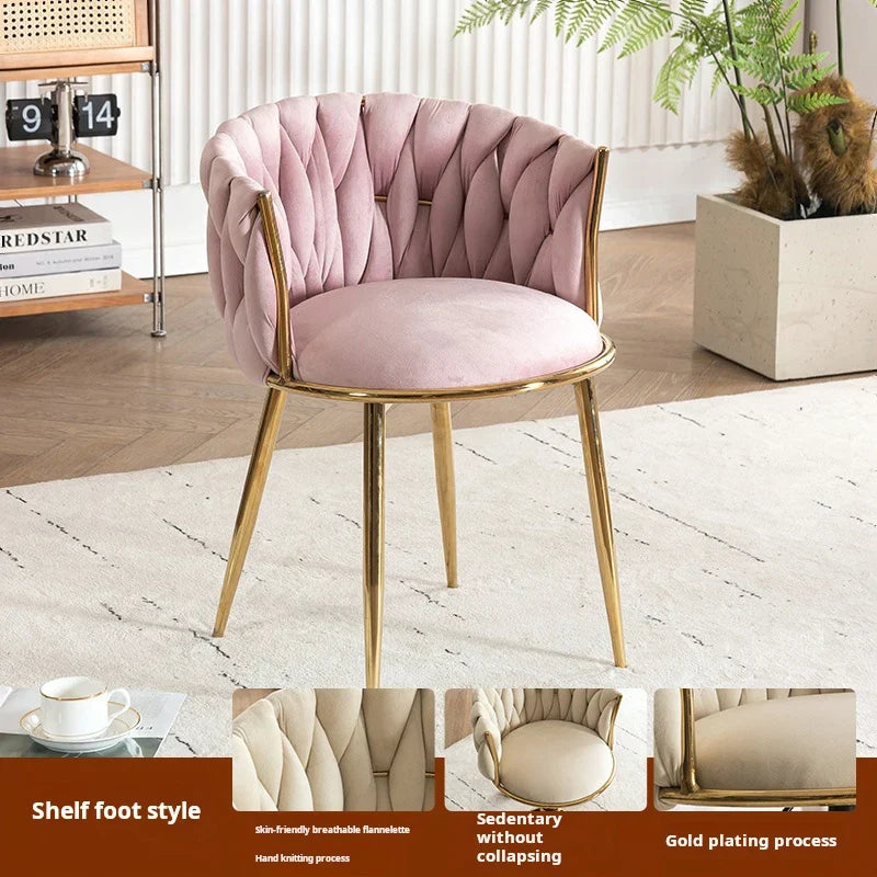 Living room velvet Armchair Fashion Design coffee chair