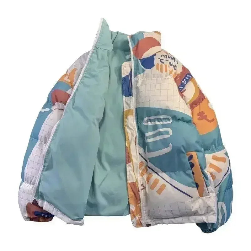 Winter Jackets For Couples Double Sides Wear Valentine's