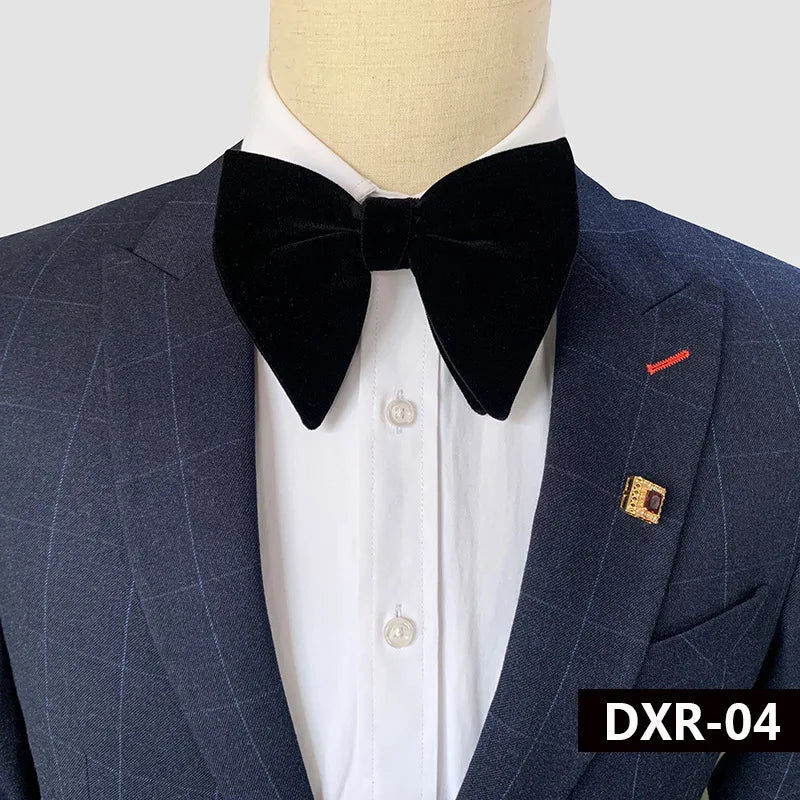 Good Quality Velvet Bow Tie For Men Gentleman