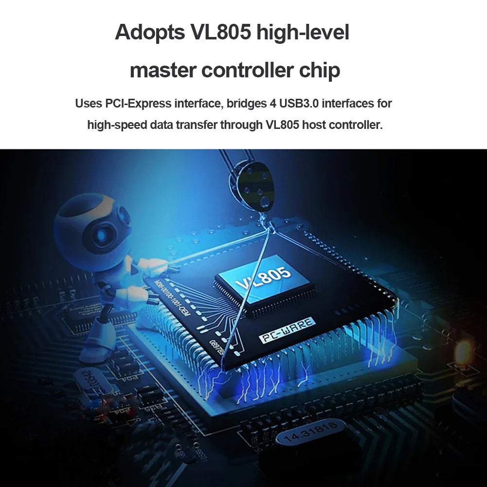 USB 3.0 PCI-E Expansion Card 19Pin 20Pin Header